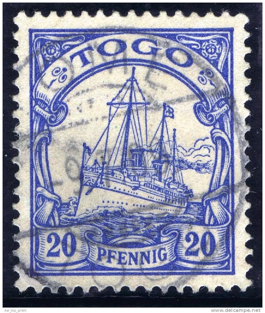 Deutsche Post In Togo 1909-07-09 Lome Mi#10 Ideal Gestempelt - Togo