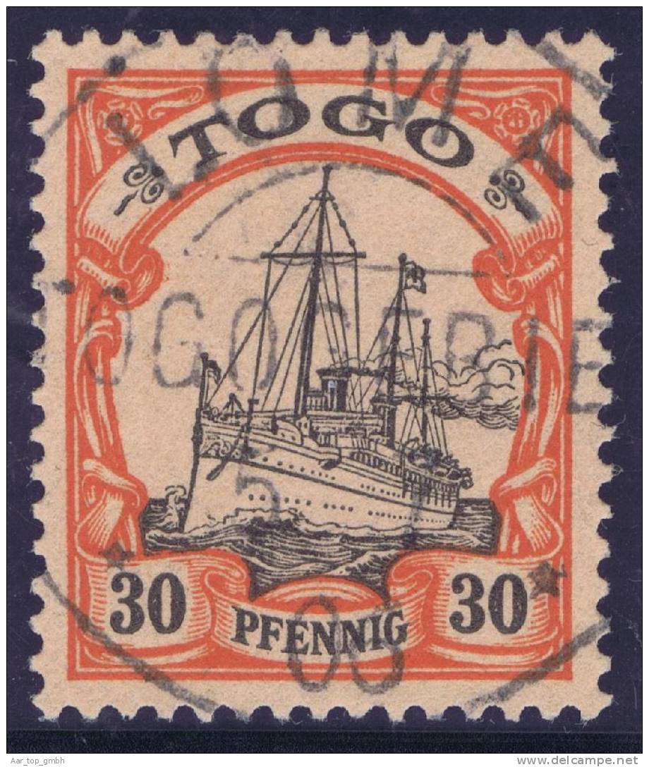Deutsche Post In Togo 1906-04-02 Lome Mi#12 Ideal Gestempelt - Togo