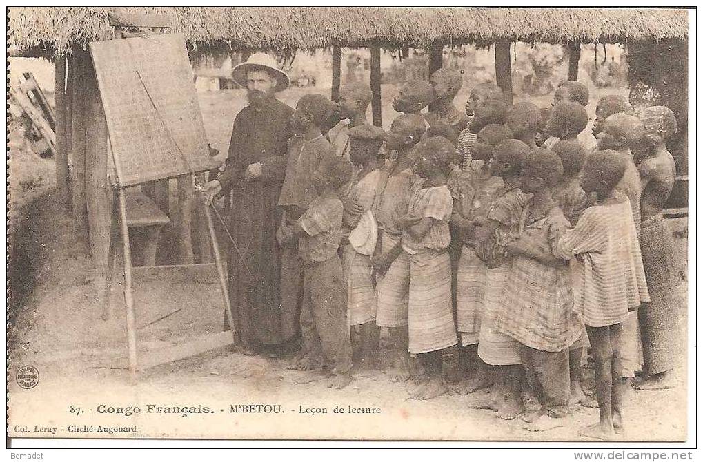 CONGO FRANCAIS .. M'BETOU .. LECON DE LECTURE - Malí