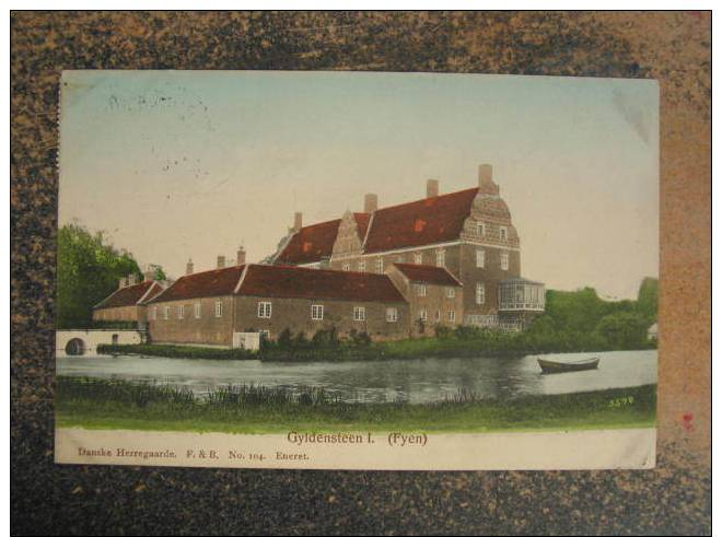 GYLDENSTEEN I FYEN DENMARK C1910 Postcard - Dänemark