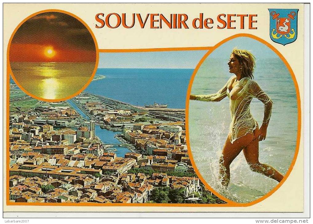 11866 - SOUVENIR DE SETE   (  NUE NUS NU ) CETTE - Sete (Cette)