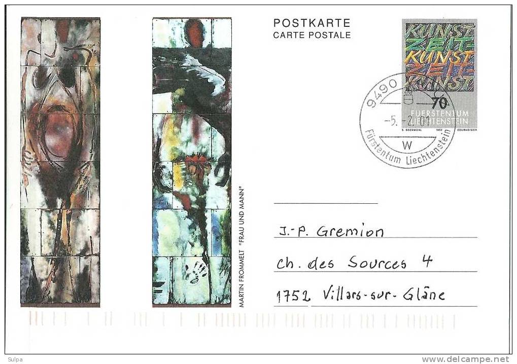 Maximum Card  : Ferdinand Gehr, Liechtenstein - Madonna