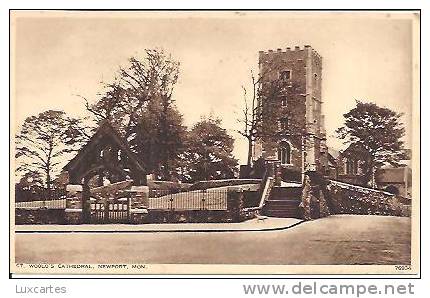ST. WOOLO'S CATHEDRAL. NEWPORT. MON. - Monmouthshire