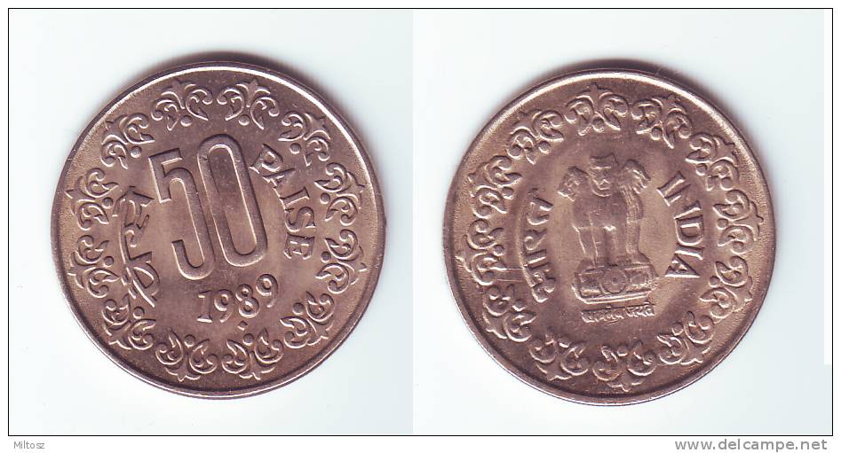 India 50 Paise 1989 (B) - Inde