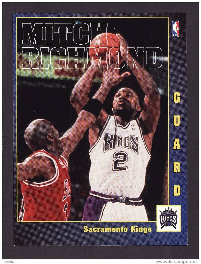 SPORTS - BASKETBALL - NBA -  MITCH RICHMOND -  SACRAMENTO KINGS - Basket-ball