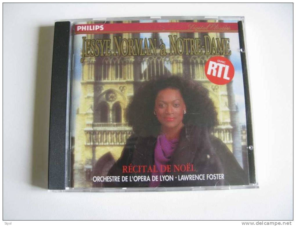 Jessye Norman à Notre Dame - Récital De Noël Orchestre De L Opéra De Lyon Lawrence Foster  PhilipsBE - Weihnachtslieder