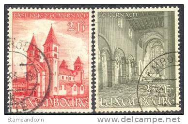 Luxembourg #295-96 Used Set From 1953 - Used Stamps