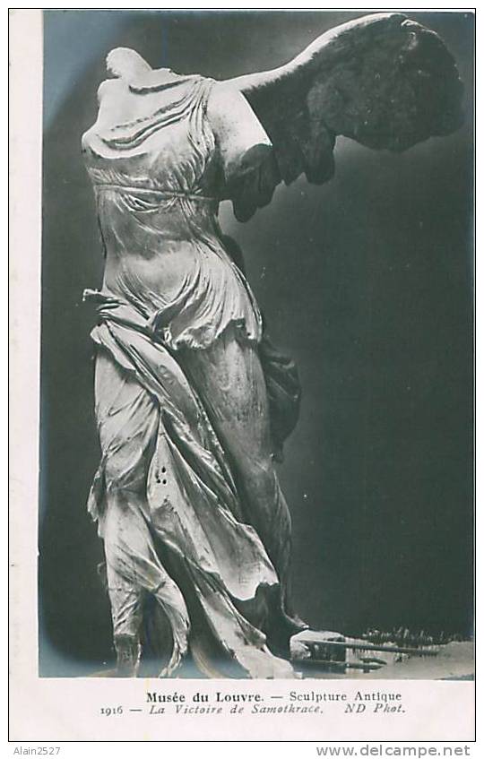 Sculpture Antique - La Victoire De Samothrace (ND Phot. 1916) - Sculptures