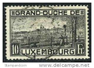 Luxembourg #152 Used 10fr From 1923 (perf 11-1/2) - Usados