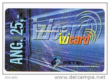 CURACAO -  UTS / SETEL (REMOTE) -  IZI CARD 25  EXP. 12.02  -  USED  -  RIF. 954 - Antille (Olandesi)