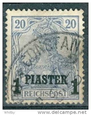 Germany  Offices Abroad Turkish Empire 1903 1 Piaster Germania Issue #27 - Deutsche Post In Der Türkei