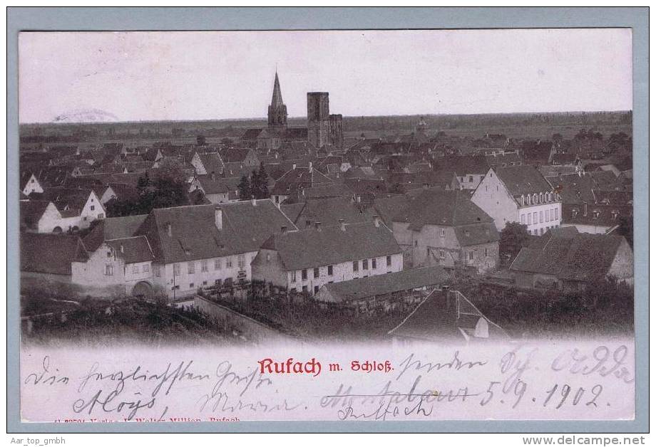 Haut Rhin Elsass RUFACH 1902-09-05 Foto - Rouffach