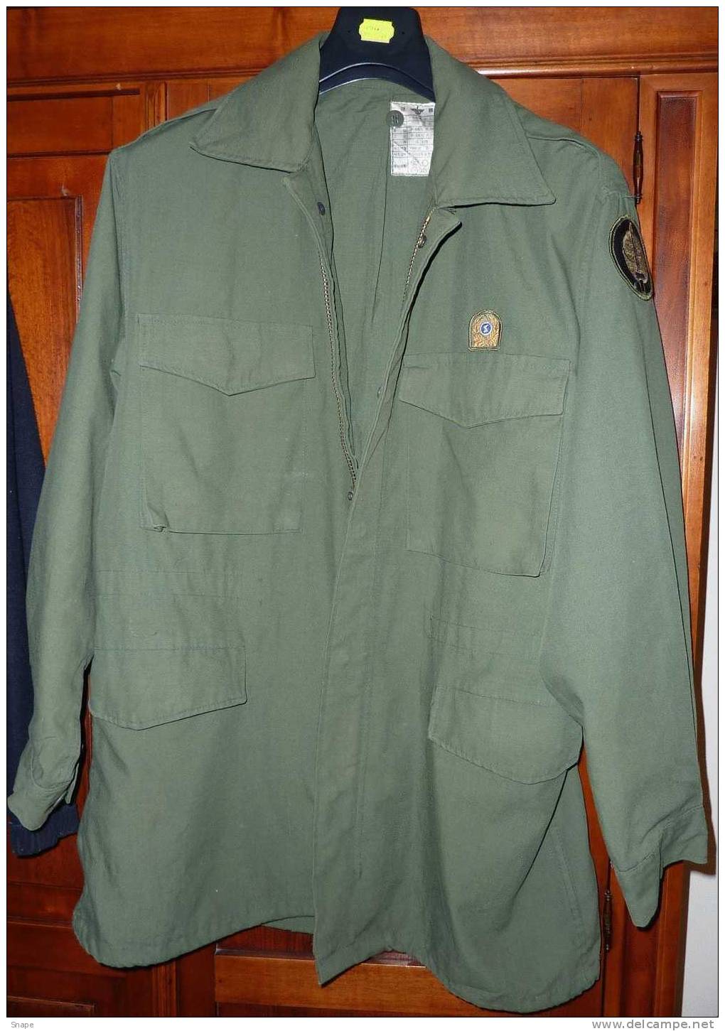 GIACCA UNIFORME COREA 1992 - USATA IN BUONO STATO - COTONE VERDE - ESERCITO - FORZE ARMATE - Divise