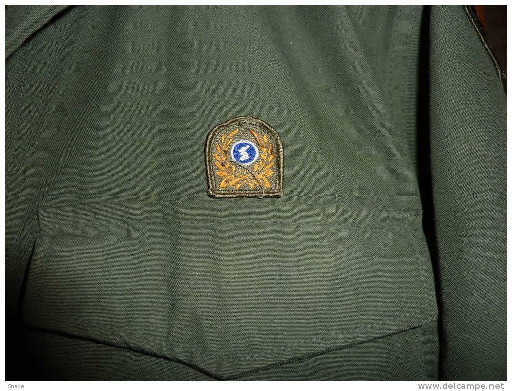 GIACCA UNIFORME COREA 1992 - USATA IN BUONO STATO - COTONE VERDE - ESERCITO - FORZE ARMATE - Uniformen