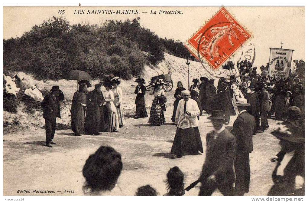 SAINTES-MARIES DE LA MER - LA PROCESSION - Saintes Maries De La Mer