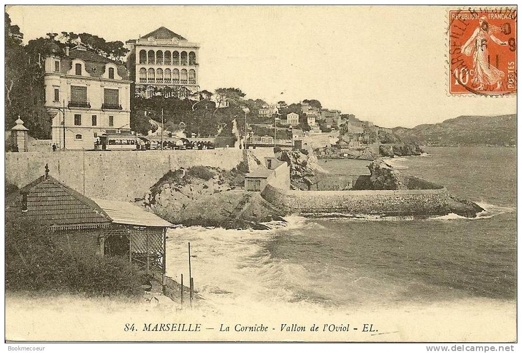 13   MARSEILLE  LA CORNICHE  VALLON DE L´OVIOL - Endoume, Roucas, Corniche, Plages