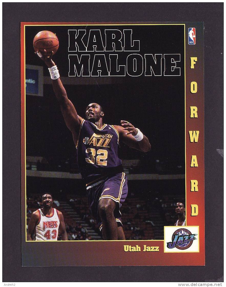 SPORTS - BASKETBALL - NBA -  KARL MALONE  -  UTAH JAZZ - Baloncesto