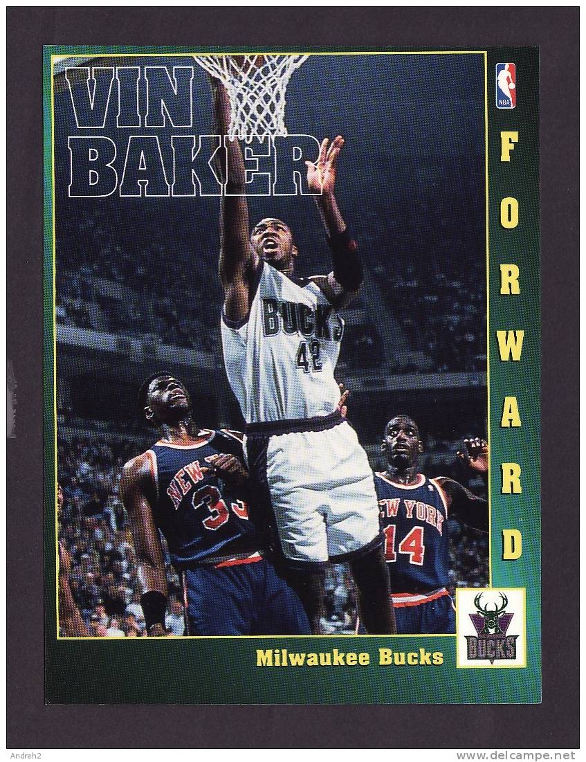 SPORTS - BASKETBALL - NBA -  VIN BAKER  -  MILWAUKEE BUCKS - Basket-ball