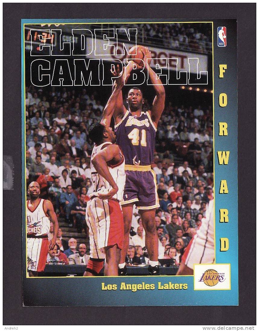 SPORTS - BASKETBALL - NBA -  ELDEN CAMBELL  -  LOS ANGELES LAKERS - Basket-ball