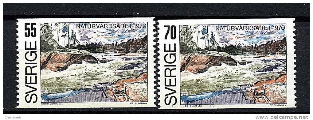 Suède ** N° 655/656 - Année De La Conservation De La Nature - Unused Stamps