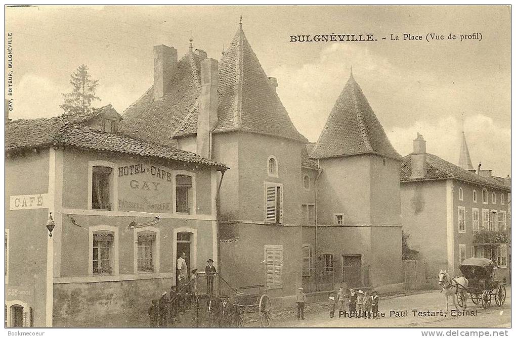 88  BULGNEVILLE  LA PLACE (VUE DE PROFIL)           C 1839 - Bulgneville