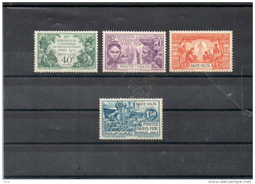 4 Valeurs (Exposition Col/ Internationale De 1931 ) Série Neuve * (Cote ** 37 € ) - Other & Unclassified