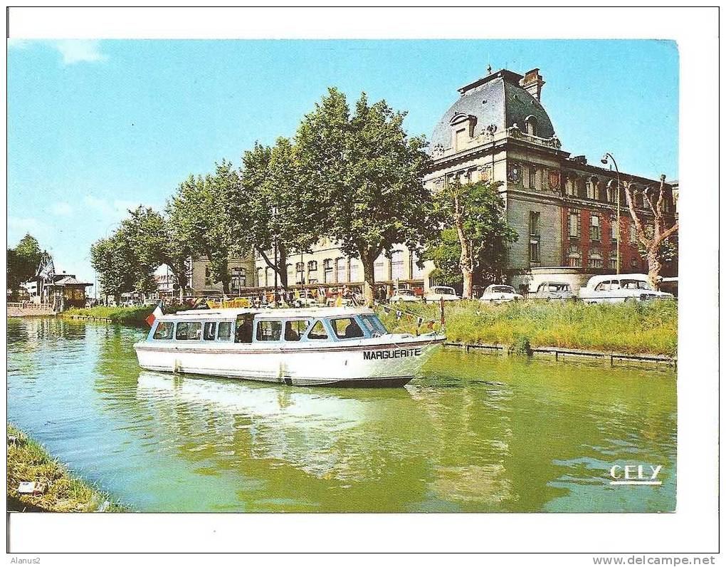 TOULOUSE - Bateau Mouche "Marguerite" Quittant La Gare Matabiau Sur Le Canal Du Midi - Toulouse