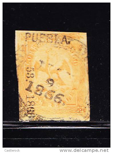 T)1866,EAGLE DISTRICT PUEBLA,V PERIOD,SCN 23,1 REAL,53.18766(20K). - Mexico