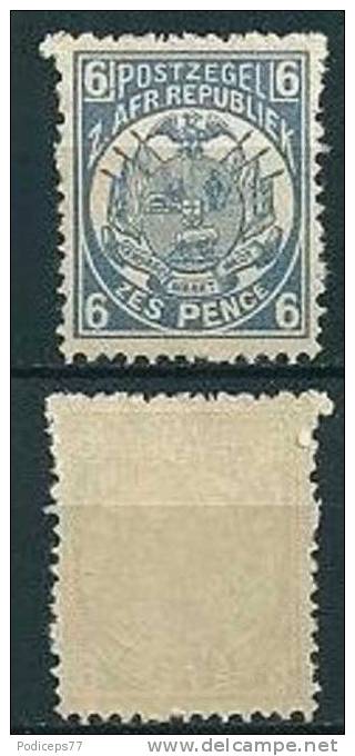 Transvaal  1885  Wappen  6 P Blau  Mi-Nr.19  Postfrisch / MNH - Transvaal (1870-1909)