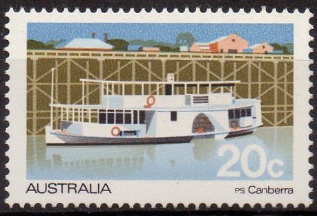 Australia 1979 Ferries And Murray River Steamers 20c Canberra MNH - Neufs