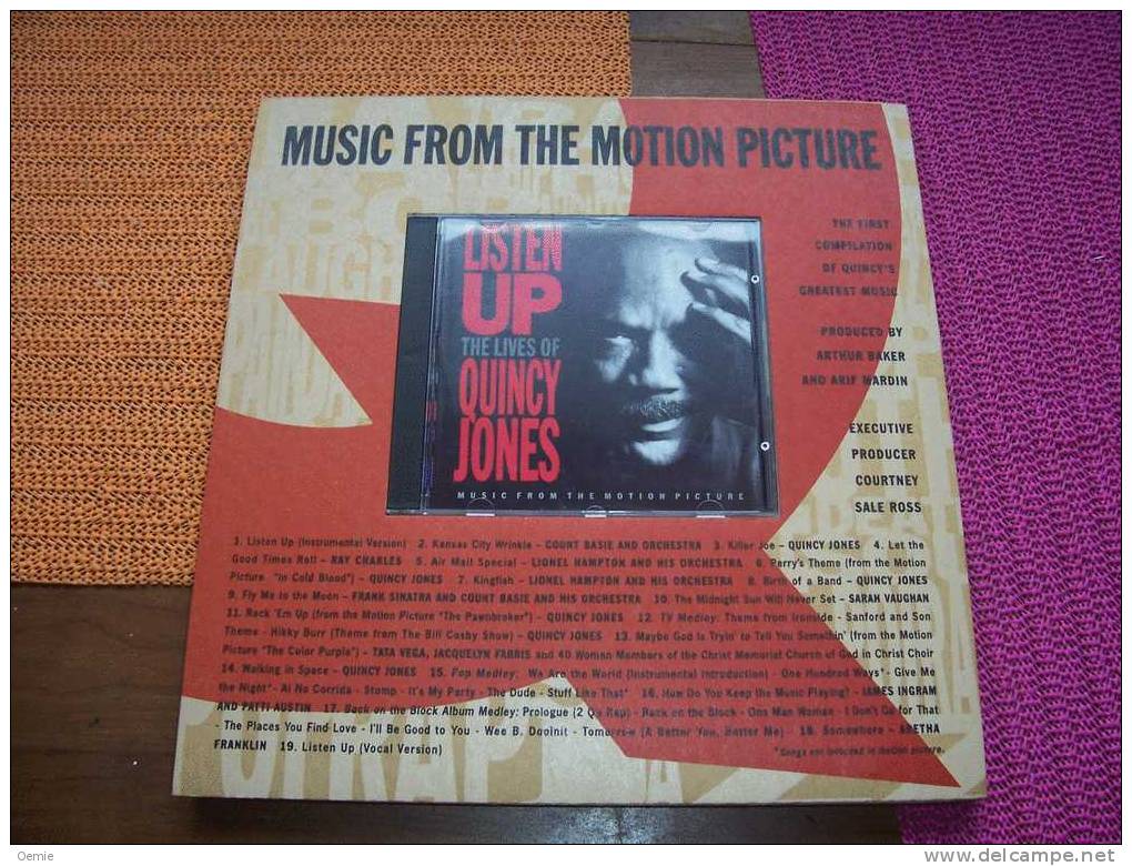 LISTE UP THE LIVES OF QUINCY JONES  AVEC POSTER - Complete Collections