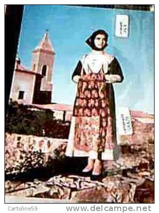 OLIENA SCORCIO PAESE NUORO E RAGAZZA Costume SARDO VB1960  CY23720 - Nuoro