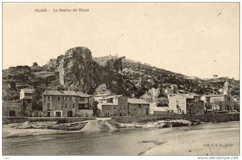 CPA - 30 - ALAIS - Le Rocher De Duret  - 783 - Alès