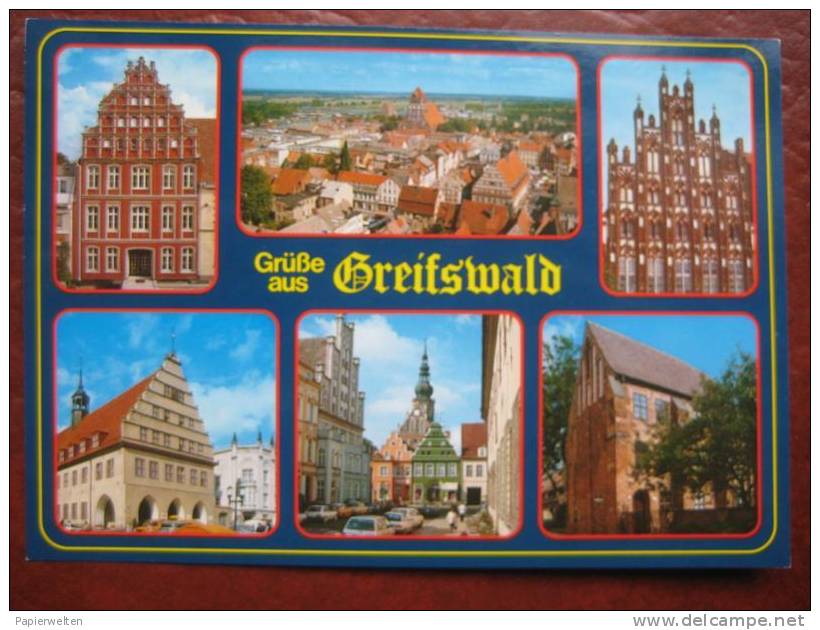 Greifswald - Mehrbildkarte "Grüße Aus Greifswald" - Greifswald