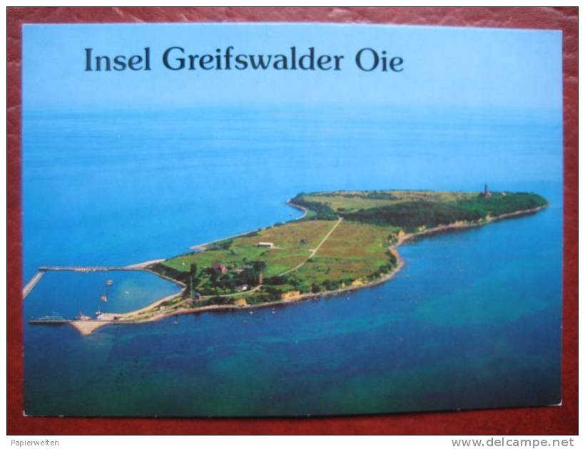 Am Lubmin Kröslin - Luftbild Insel Greifswalder Oie - Lubmin