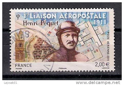 Cf France 2011 ( Henri Péquet 2,00€ Oblitéré Cachet Rond ) 1er Liason Aéropostale - 1960-.... Oblitérés