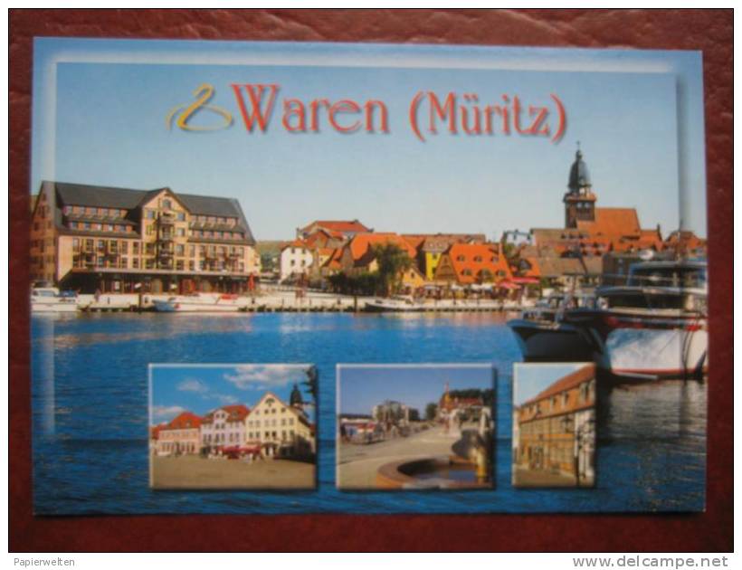 Waren (Müritz) - Mehrbildkarte - Waren (Mueritz)