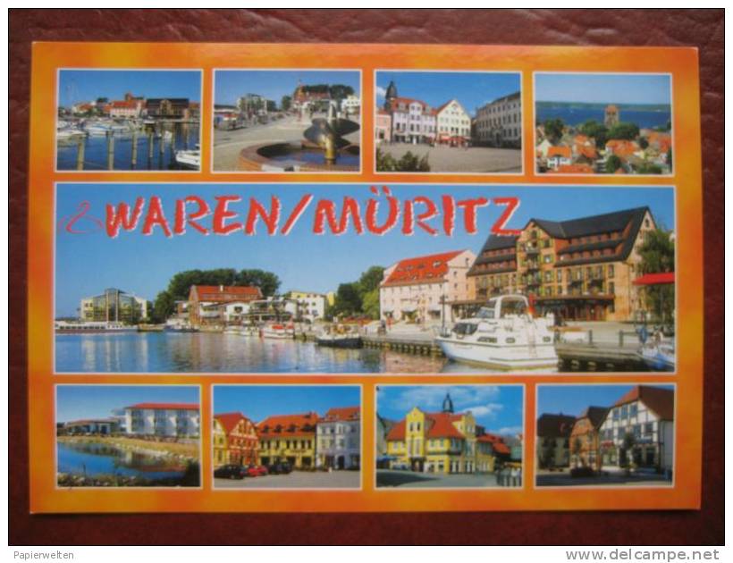 Waren (Müritz) - Mehrbildkarte - Waren (Müritz)