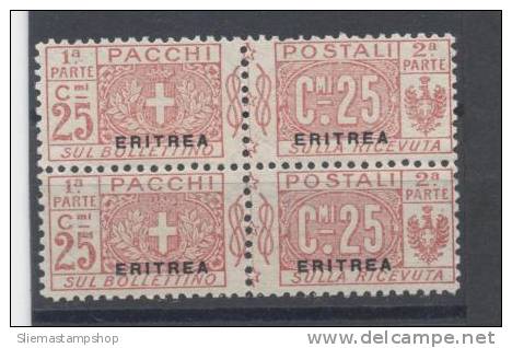 ITALY OCC. - ERITREA, BLOCK OF 4 - V3416 - Eritrea