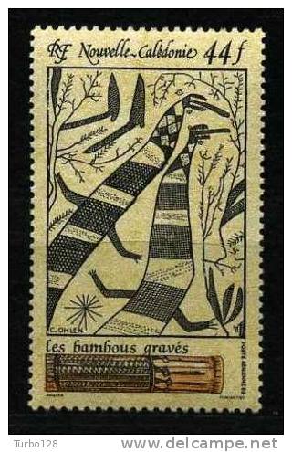 Nlle CALEDONIE 1989 PA N° 264 ** MNH Neuf = MNH Superbe Cote 1,70 € Arts Indigène Bambous Gravés - Unused Stamps