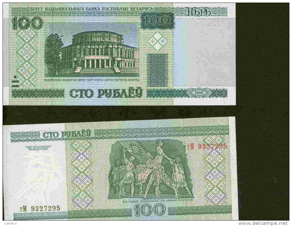 Belarus 100 Rouble 2000 Unc - Bielorussia