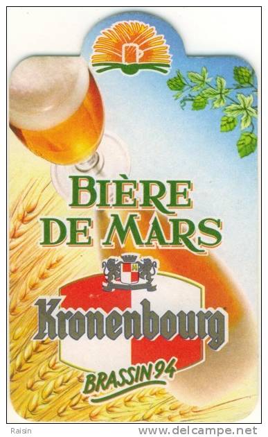 Kronenbourg  Bière De Mars Brassin 94  SB Bi-face TBE - Sous-bocks