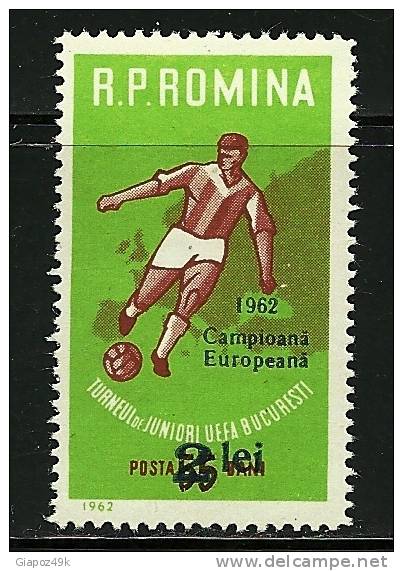 ● ROMANIA 1962 - CALCIO - N. 1872 * , Serie Completa - Cat. ? € - Lotto N. 868 - Ongebruikt