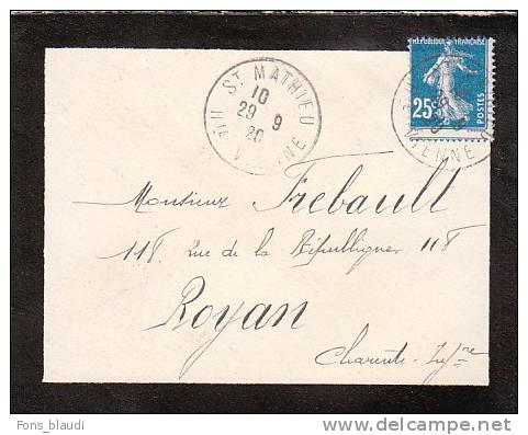 Y&T N°140 Sur Lettre Variété Piquage à Cheval - Briefe U. Dokumente