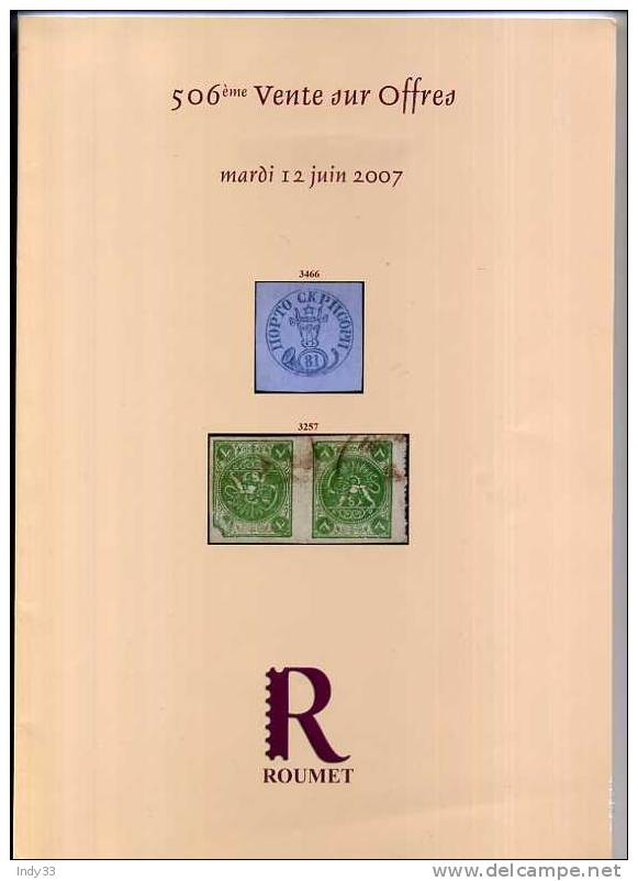 - CATALOGUE ROUMET 2007 - Catalogues De Maisons De Vente