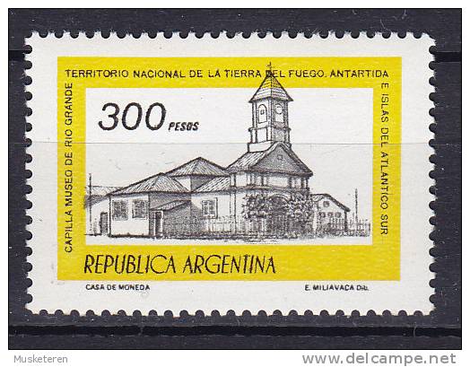 Argentina 1978 Mi. 1357 X    300 P Gebäude Building Kapelle Von Rio Grande (Museum) Feuerland Normal Paper MNH** - Ungebraucht