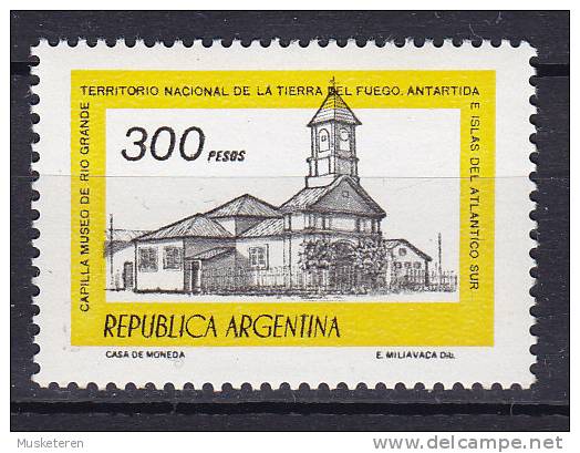 Argentina 1978 Mi. 1357 X    300 P Gebäude Building Kapelle Von Rio Grande (Museum) Feuerland Normal Paper MNH** - Nuovi