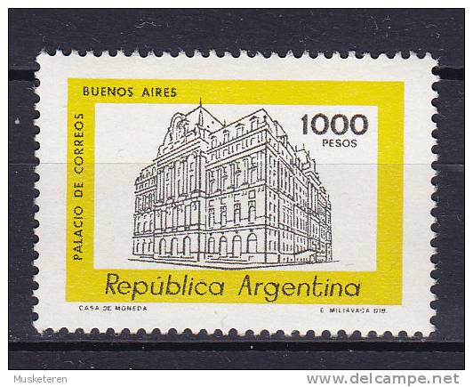 Argentina 1979 Mi. 1421 Y    100 P Gebäude Building Hauptpostamt In Buenos Aires Ph. Paper MNH** - Unused Stamps