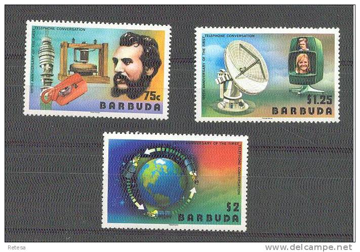 BARBUDA  100 JAAR  TELEFOON   1977 ** - West Indies