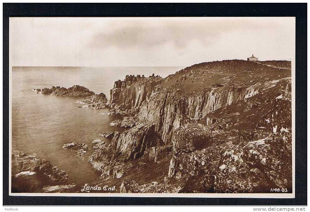 RB 680 - Real Photo Postcard Land's End Cornwall - Land's End
